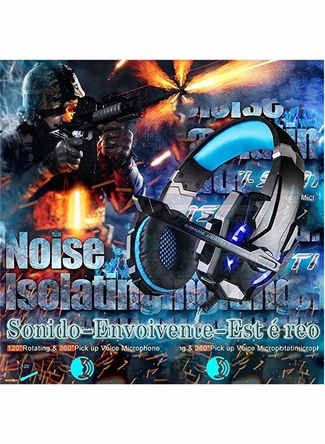 PS4 G9000 Wired Over-Ear Gaming Headphones With Microphone For PS4/PS5/XOne/XSeries/NSwitch/PC - Image 4